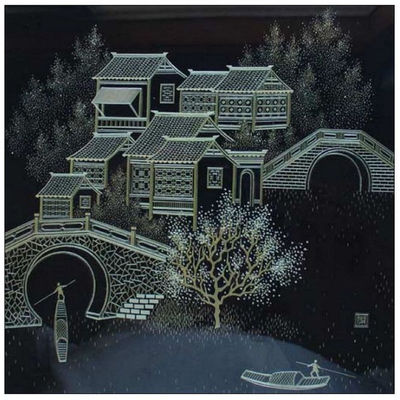 精美的中國傳統麥秸畫藝術(四)